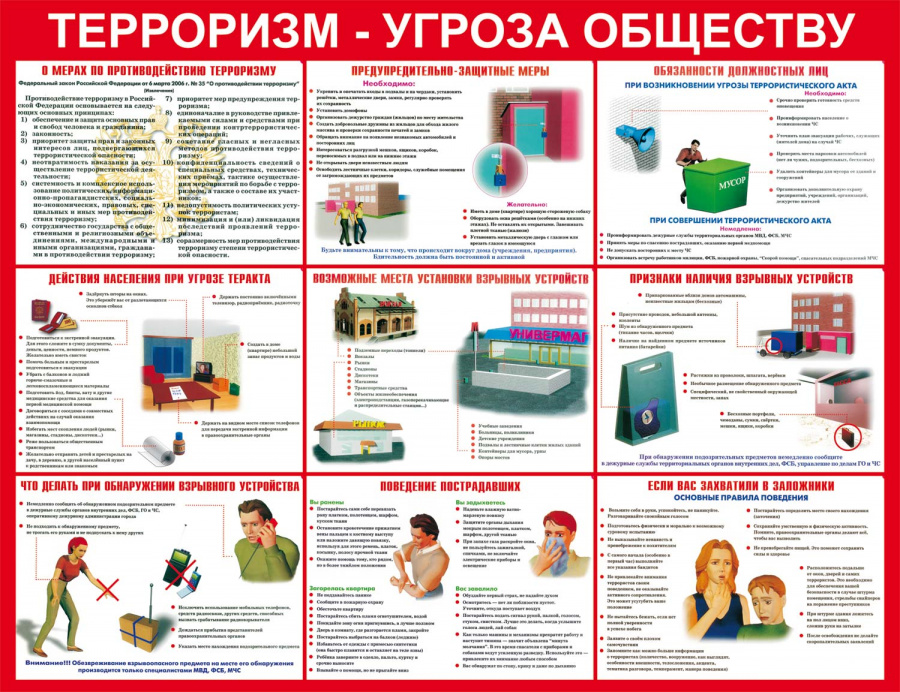 Терроризм-угроза обществу!